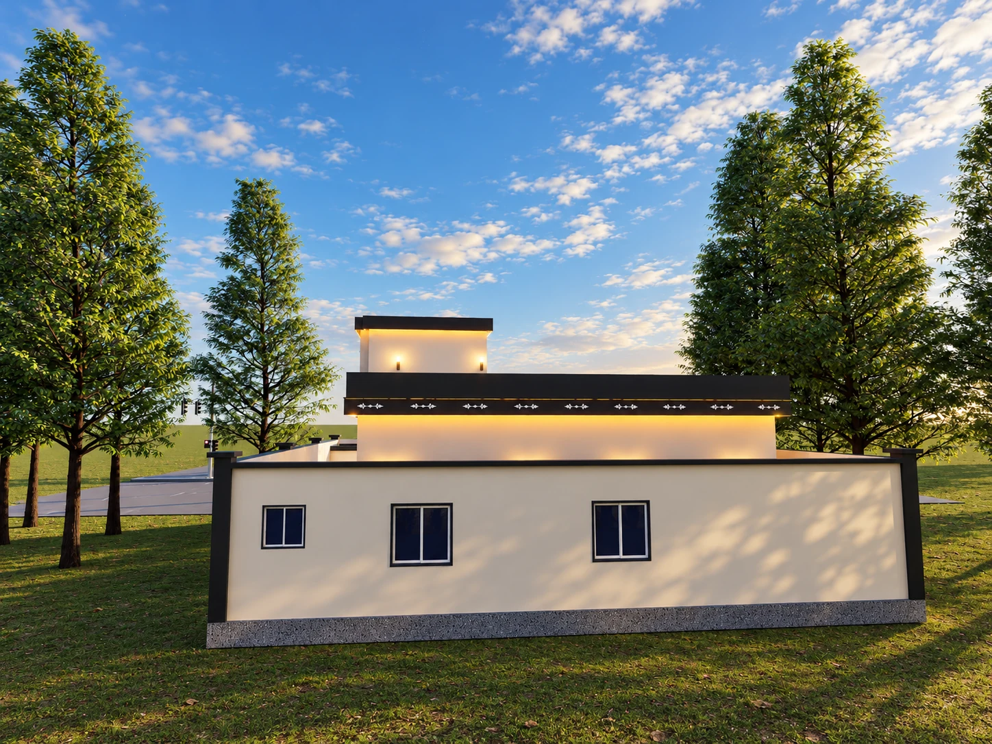 Contemporary residential project view 6